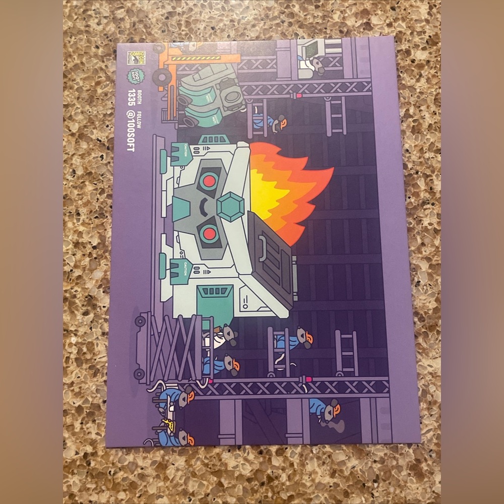 Dumpster Fire 2023 SDCC Promo Print Advertisement 7”x5”